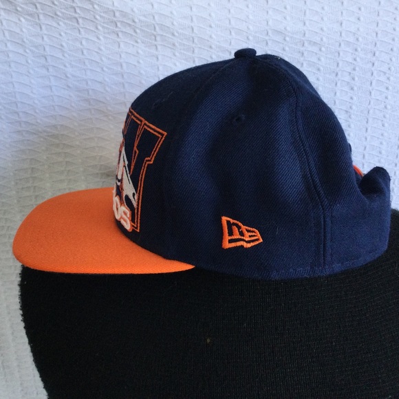 Denver Broncos Rare 9Fifty New era NFL Cap Snapback Football Orange - Picture 9 of 10